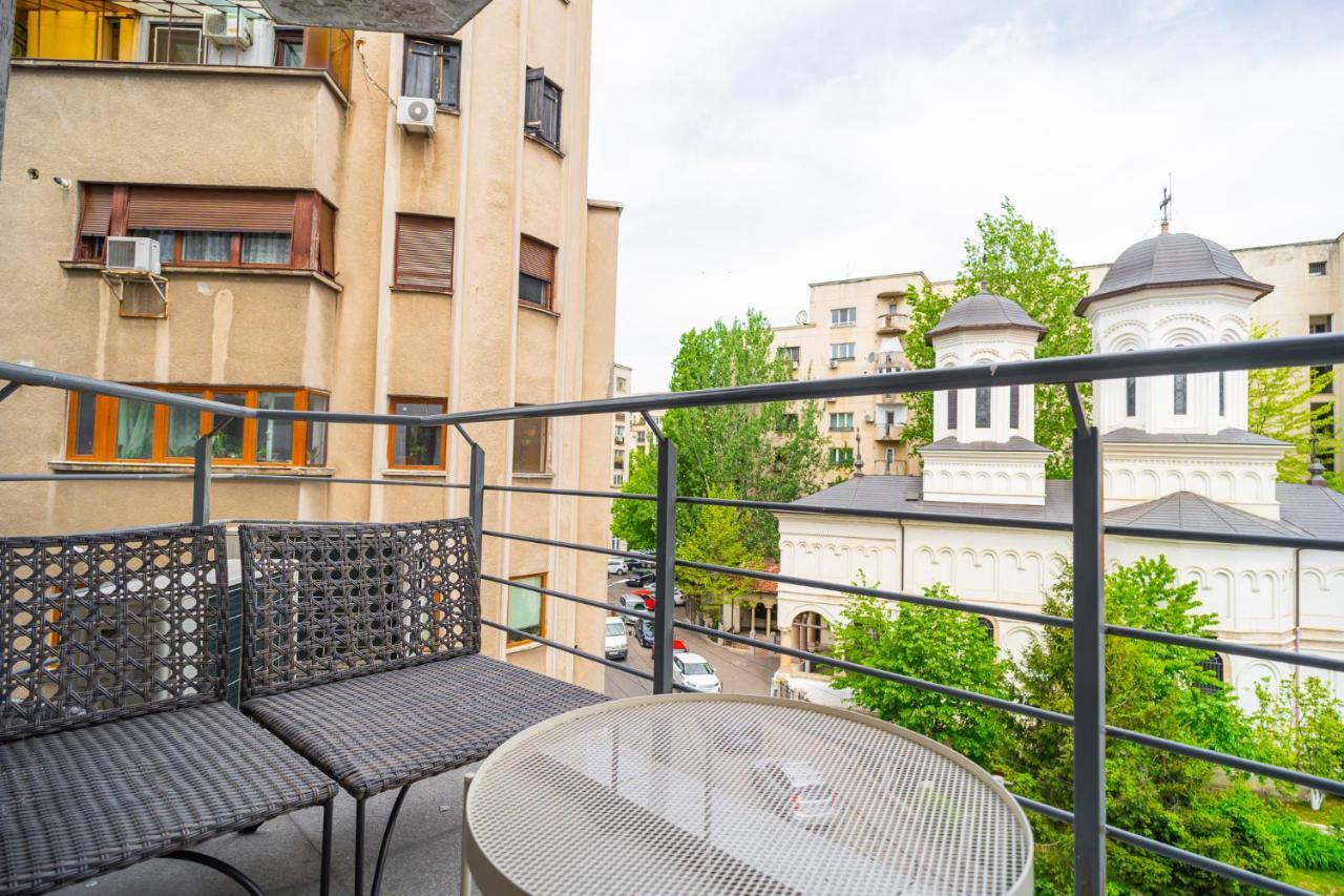 Ferienwohnung Charming Monro Old Town Flat Bukarest Exterior foto